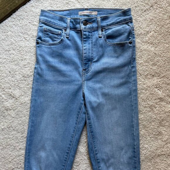 Levi's Denim - Levi's Mile High Super Skinny Distressed Women Jeans Size 26/30